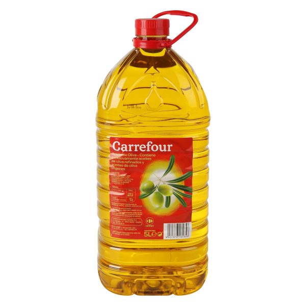 Carrefour Оливковое масло кислотность 0,4 º мягкий вкус 5 л.