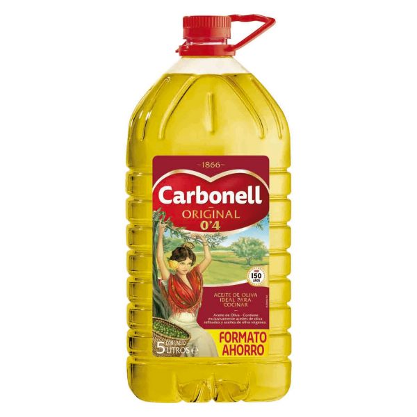 Оливковое масло Carbonell мягкий вкус 5 литров