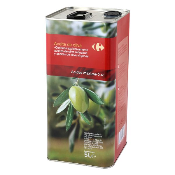 Оливковое масло Карефур высший сорт 5 литров