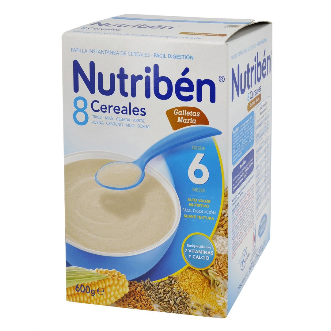 Каша 8 злаков с печеньем Nutribén