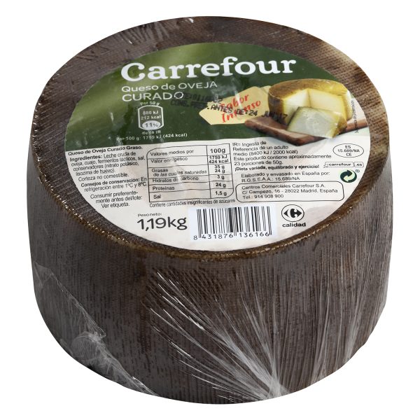 Выдержанный сыр овечий Carrefour